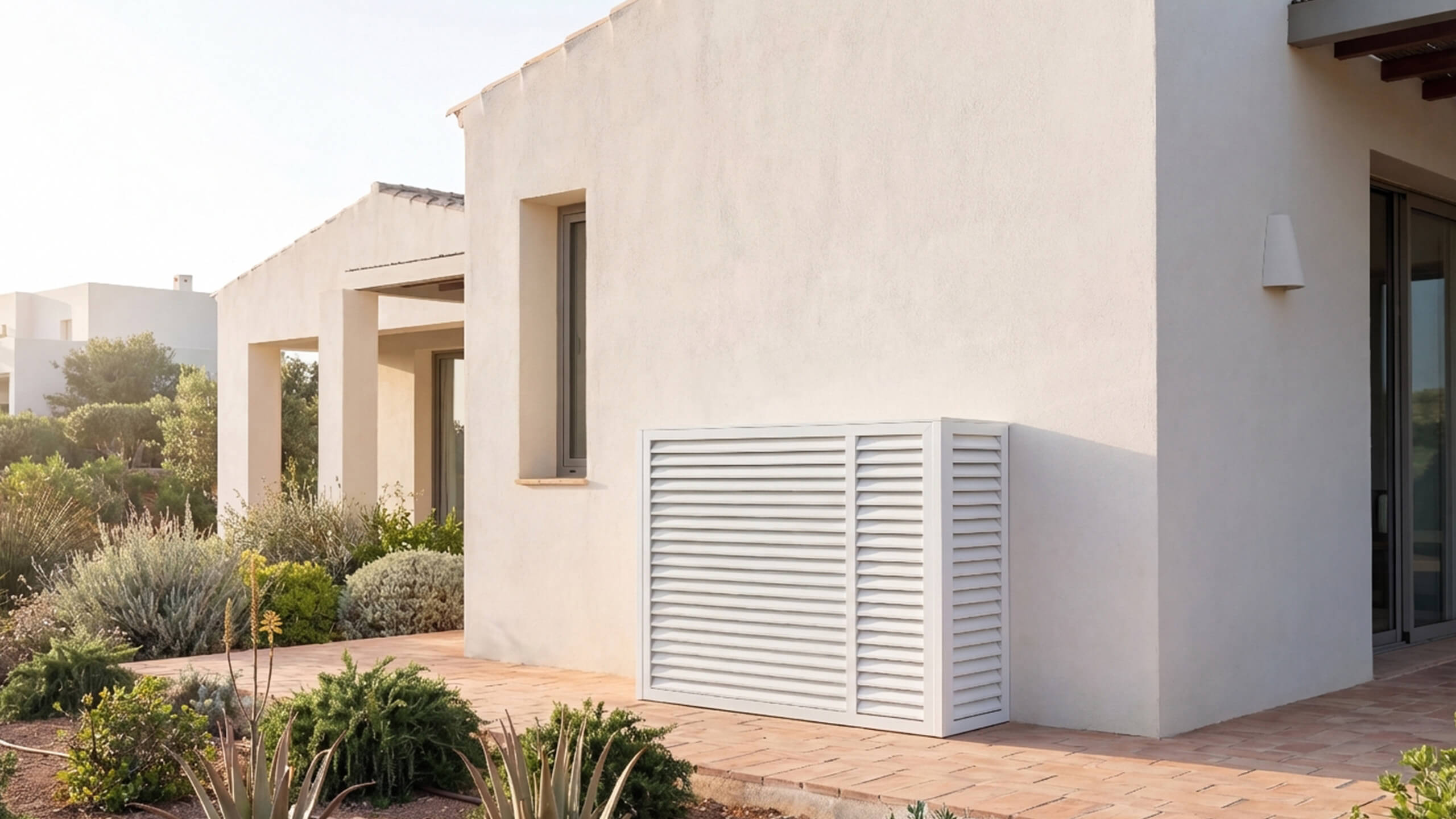 Climatisation gainable maison contemporaine — solution discrète centralisée Envolt Hérault 34