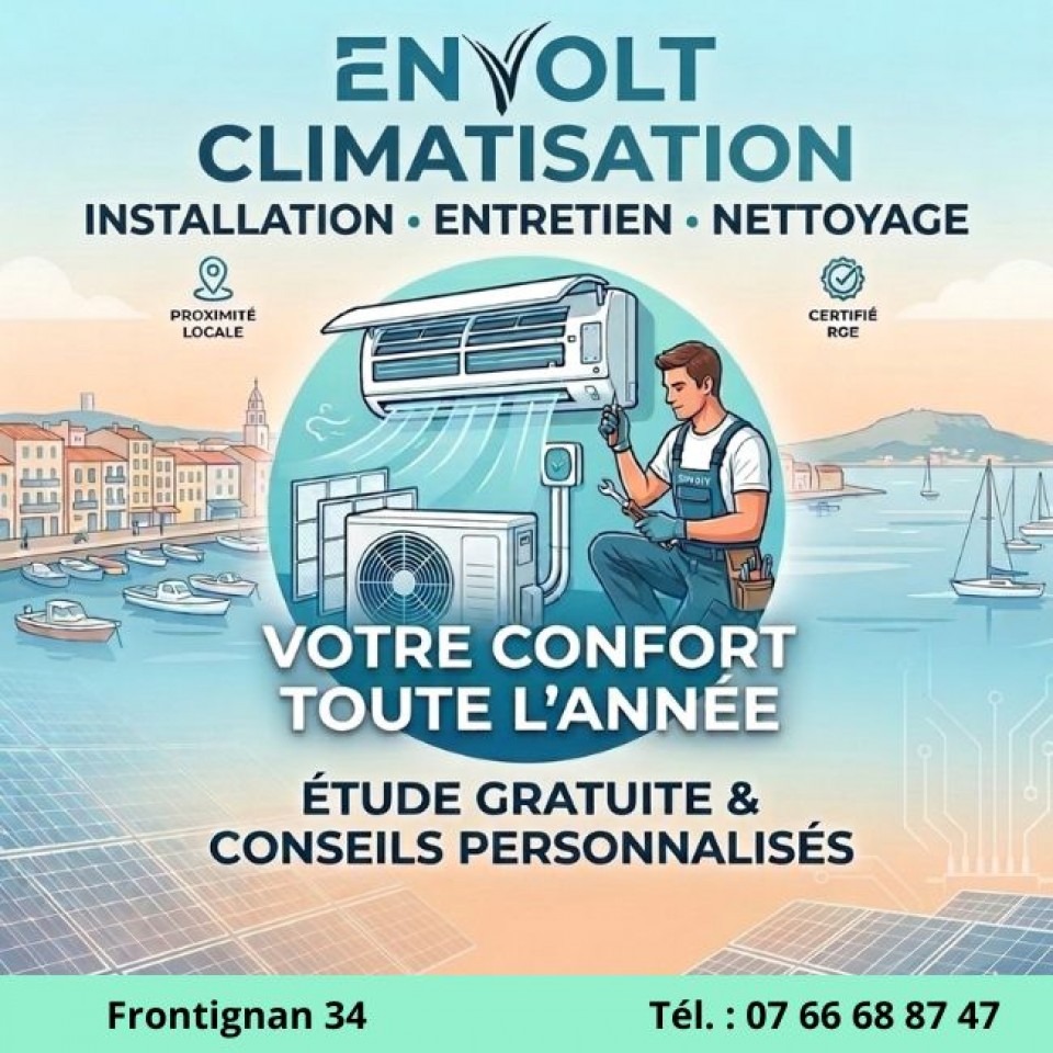 Envolt partenaire Promotions Exceptionnelles climatisation Balaruc-les-Bains 34 — expert bord étang Thau RGE
